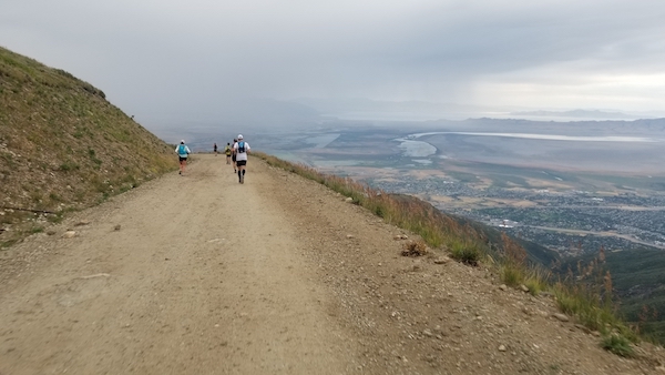 Road after the big climb